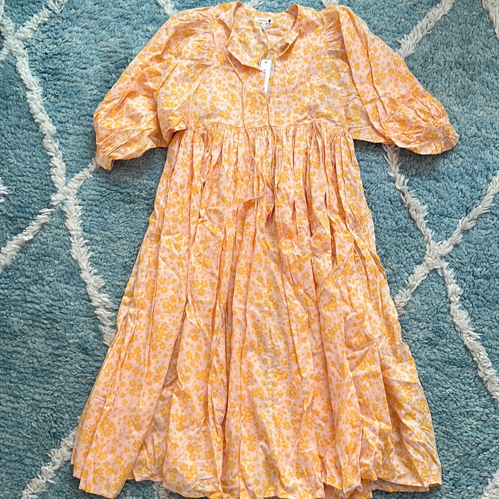 New Sundry Floral Midi Dress 1 S